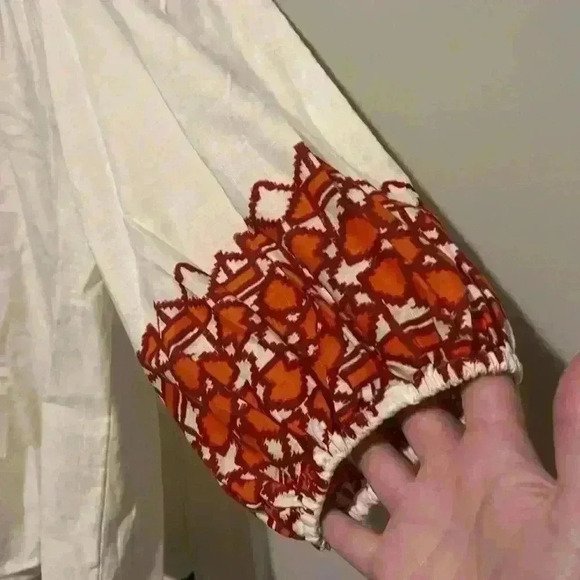 Knox Rose size L Peasant Shirt 70s style - Picture 4 of 7